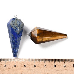 Pendentifs en pierres précieuses mixtes naturels et synthétiques&nbsp;G-G104-06