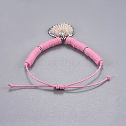 Braccialetti intrecciati in filo di poliestere cerato coreano&nbsp;BJEW-JB04264-M