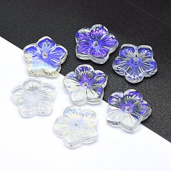 Perles en verre transparentes&nbsp;GLAA-H016-10J-6