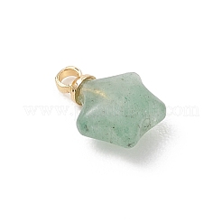 Breloques en forme d'étoile en rhodonite naturelle&nbsp;X-PALLOY-JF04845