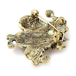 Broches en alliage de strass colorées de Noël&nbsp;JEWB-U009-10A