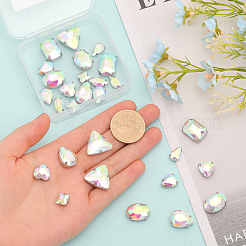 140pcs 12 estilo coser en rhinestone&nbsp;FIND-CA0007-43A