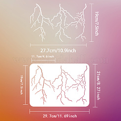 Modelli di stencil per dipingere disegni in plastica&nbsp;DIY-WH0396-689