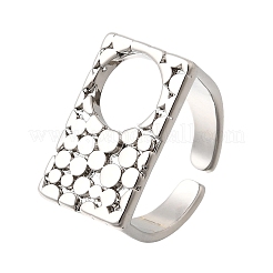 Bagues ouvertes en laiton pour femmes&nbsp;RJEW-F215-10P