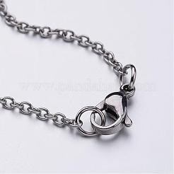 Bracciali con ciondoli in acciaio inossidabile 304 anti-ossidazione&nbsp;BJEW-JB02463