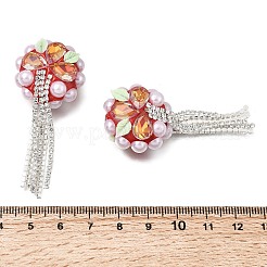 Handgemachte Fimo-Perlen Strass&nbsp;CLAY-Z006-02B
