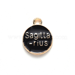 Pendentifs d'émail en alliage&nbsp;LS-ENAM-S124-01B-08F