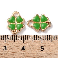 Pendentifs d'émail en alliage&nbsp;ENAM-O001-03B-G