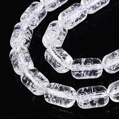 Transparent Knistern Glasperlen Stränge&nbsp;GLAA-NH0001-04-A02