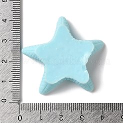 Cabochons décodés d'animaux marins en résine opaque&nbsp;RESI-M039-05C