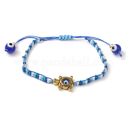 Armbänder aus geflochtenen Glasperlen für Damen&nbsp;BJEW-MZ00122-02