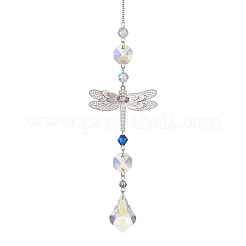 Hängende Sonnenfänger in Tropfenform aus Glas&nbsp;HJEW-JM04755-03
