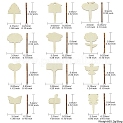 60 stücke 12 stile holz stück&nbsp;WOOD-CJ0002-05