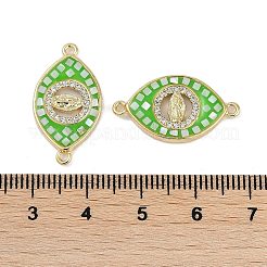 Placcatura in ottone con micro pavé di zirconi cubici trasparenti&nbsp;KK-U032-28G