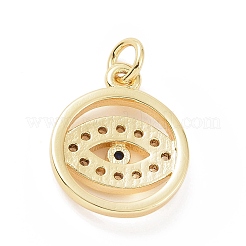 Ottone micro spianare pendenti zirconi&nbsp;KK-C012-20G