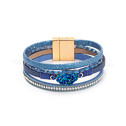 Similpelle bracciali a più fili&nbsp;WG5641E-08