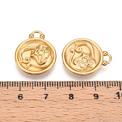 Pendentifs en acier inoxydable 304&nbsp;STAS-N109-148G-06
