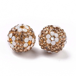 Polymer Ton Strass Perlen&nbsp;RB-L029-03