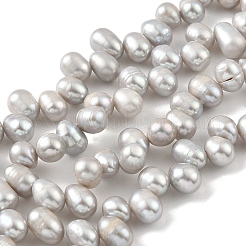 Brins de perles de culture d'eau douce colorées naturelles&nbsp;PEAR-A006-28B