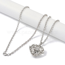 Pendants de colliers de laiton strass&nbsp;NJEW-G089-16G-P