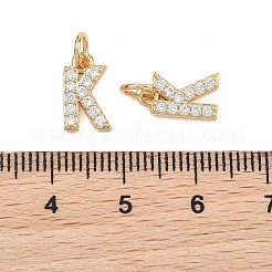 Shegrace Messing-Anhänger mit Mikropavé-Fassung aus klaren Zirkonia&nbsp;XGRQ29162-394G-K
