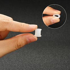 6pcs 3 Farben Riemenscheibe Silikon Ohr Messgeräte Fleisch Tunnel Stecker&nbsp;FIND-YW0001-18B