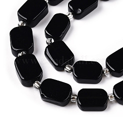Natürlichen Obsidian Perlen Stränge&nbsp;G-T138-11