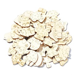 Découpes de bois non finies&nbsp;WOOD-CJC0001-16