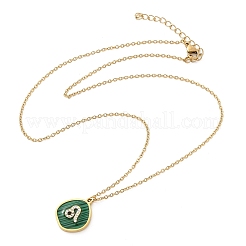 Colliers avec pendentif constellation en acier inoxydable 304 micro pavé de zircones cubiques&nbsp;NJEW-R021-01G-05
