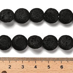 Natürliche Lavasteinperlenstränge&nbsp;G-G175-K15-01