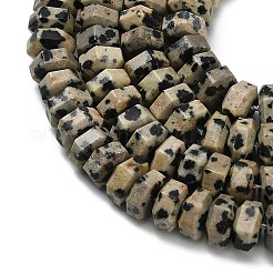 Natur Dalmatiner Jaspis Perlen Stränge&nbsp;G-G317-A16-3x6mm