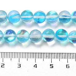 Perles en verre transparentes&nbsp;GLAA-B022-8mm-17