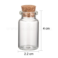 Bouteilles de verre bocal en verre&nbsp;X4-AJEW-H004-7-1