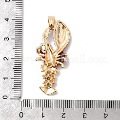 Pendentifs d'émail en laiton &nbsp;KK-A277-03G-02