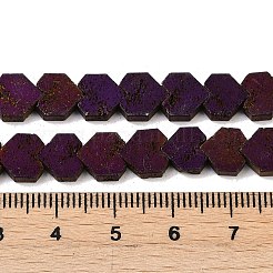 Hebras de cuentas de roca de lava natural galvanizada&nbsp;G-K388-04A-10