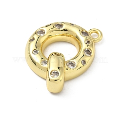 Pendentifs en laiton zircon cubique transparent&nbsp;KK-I476-02G-Q