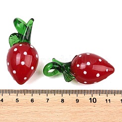 Colgantes artesanales de lampwork&nbsp;LS-LAMP-C026-04