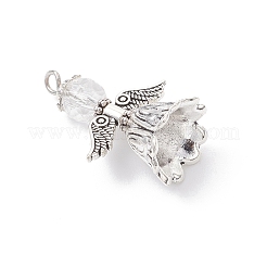Tibetischer stil Aluminium Anhänger & Charms&nbsp;PALLOY-JF04314