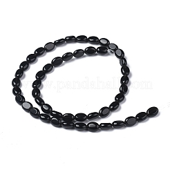 Natürliche schwarze Onyxperlenstränge&nbsp;G-Z006-A28