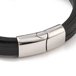 Mehrreihige Armbänder aus Mikrofaser-Leder&nbsp;BJEW-B096-31A