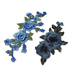 16 Stück 8 Stile Polyester-Stickgarn zum Aufbügeln/Aufnähen&nbsp;PATC-MA0001-55