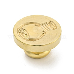 Wachssiegel Messing Stempelkopf&nbsp;AJEW-G056-01R