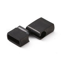 Ionenplattierung (IP) 304 Edelstahl Rechteckige Magnetverschlüsse mit Einklebeenden&nbsp;STAS-E089-42B-A