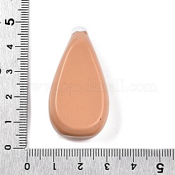 Cabochons décodés en résine opaque&nbsp;RESI-N039-128B