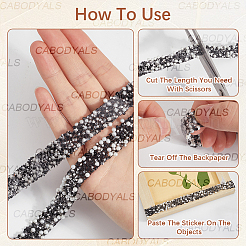 Hotfix-Strass aus Harz&nbsp;DIY-WH20013-52A