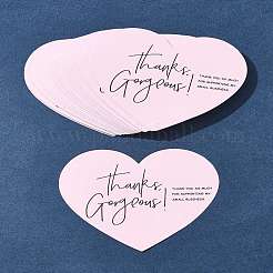 1 Beutel gestrichenes Papier Dankeschön-Grußkarte&nbsp;DIY-FS0007-87