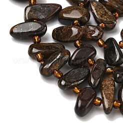 Natur Bronzit Perlen Stränge&nbsp;G-Z130-A02-01