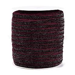 Ruban de velours simple face à paillettes scintillantes&nbsp;SRIB-Q023-01A-11