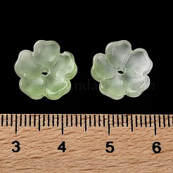 Gefärbte und erhitzte Glasperlenkappe mit Farbverlauf&nbsp;GLAA-D307-01K