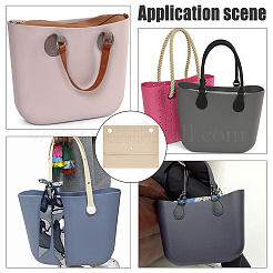 2 Stück 2 Stile PU-Kunstleder-Taschen-Organizer-Einsätze&nbsp;DIY-WR0002-87B